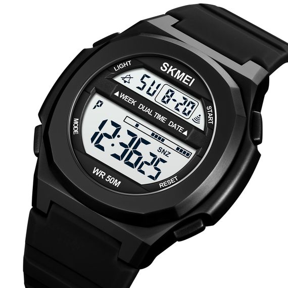 Чоловічий годинник Skmei 1821BKWT Black-White | Зображення 1