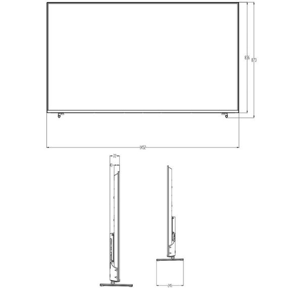 TV 65 AIWA 65AN7003UHD 4K UHD/DLED/T2/Android 11/2 x12W/Dolby Digital/HDMI/Wi-Fi/VESA 400x200 M6/Bla