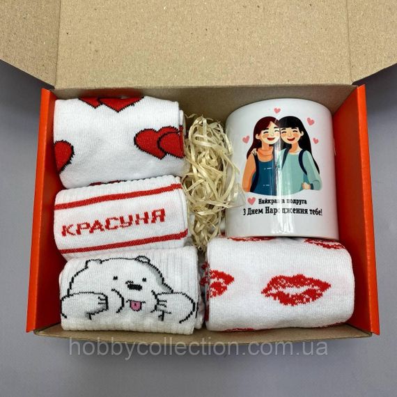 Подарунковий жіночих бокс кружка + 8 пар шкарпеток | Зображення 9