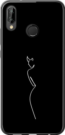 Чехол на Huawei P20 Lite Силуэт1 "4590u-1410-17620"