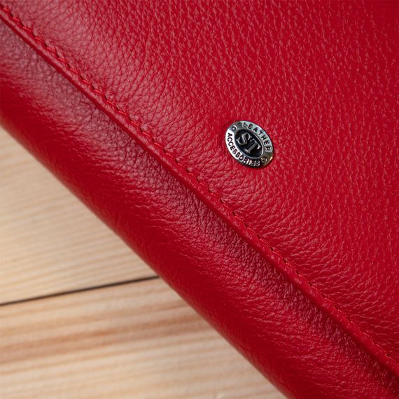 Вместительный кошелек для женщин ST Leather 19391 Красный | Зображення 8