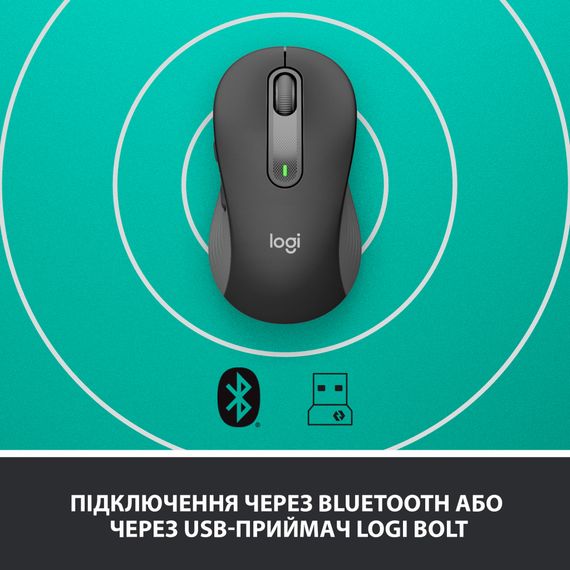 Мишка Logitech Signature M650 Wireless Graphite (910-006253) | Зображення 4