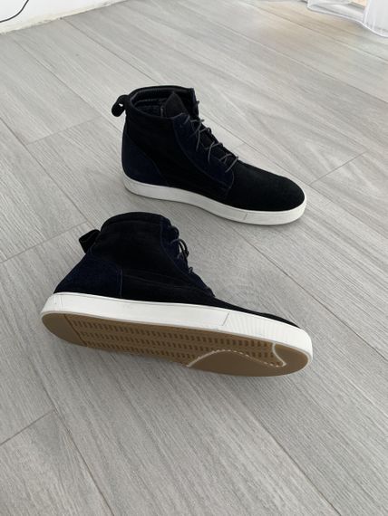 Замшевые кеды на белой подошве | Зображення 4