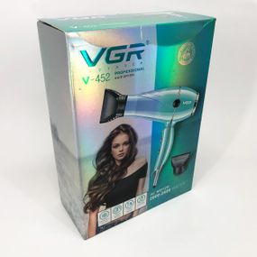 Профессиональный фен оригинал VGR V-452 2400 Вт, Фен без вреда для волос для дома и путешествий KD-94