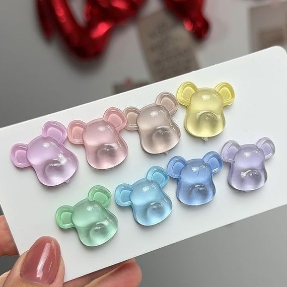 3D фігурки "Ведмедик №2" для палітри (10шт)