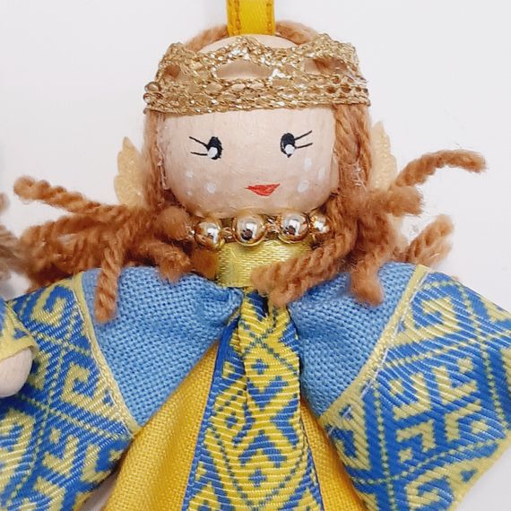 Ангел Украинский декоративная подвеска брелок | Зображення 3