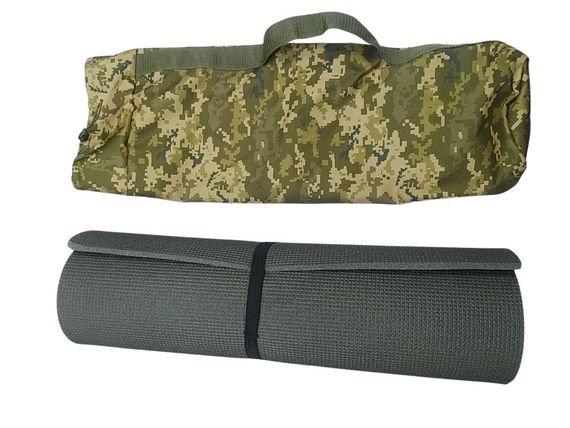 Килимок туристичний Похід 10 М&M сірий в чохлі Вид 5 ММ-14 піксель (213776)