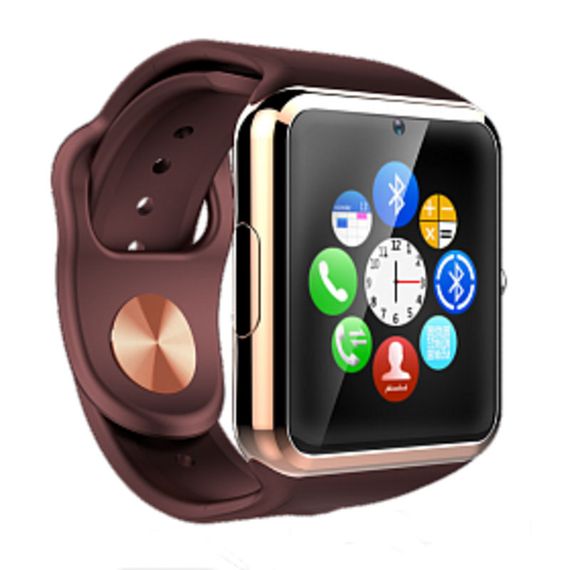 Смарт-годинник Smart Watch A1 розумний електронний зі слотом під sim-карту + карту пам'яті micro-sd. IN-377 Колір: золотий | Зображення 5