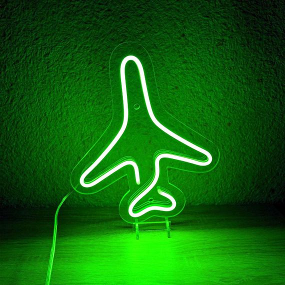 Неоновий світильник Літак 250х300 acr-n000089 | Зображення 4