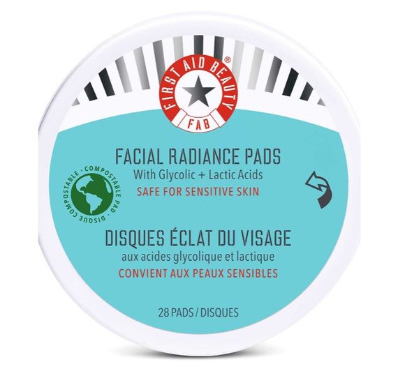 Вішлущувальні диски для обличчя First Aid Beauty Facial Radiance Pads with Glycolic + Lactic Acids 28 Pads
