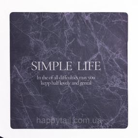 Коврик для ванной диатомитовый 58х58 см Simple Life — быстросохнущий влаговпитывающий коврик HP-42-11