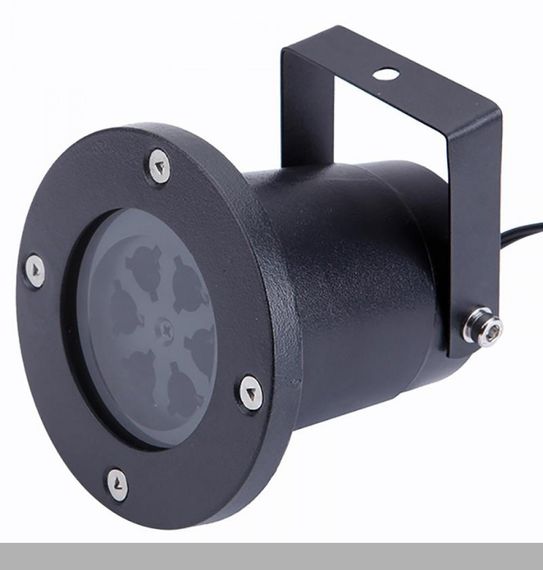 Світлодіодний лазерний проектор Star Shower Snow 809-white, водостійкий, для будинку та вулиці, з 2 кронштейнами (47082-809_232)