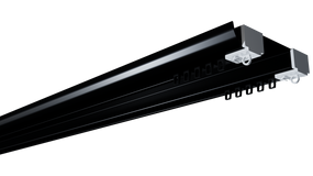 Алюмінієвий Карниз стельовий посилений дворядний, DS-2 чорний 225 див.