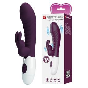 Вібратор кролик Pretty Love Naughty Bunny, Purple Sex Aura