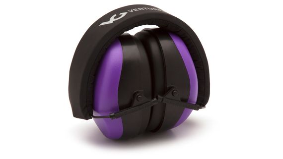 Наушники противошумные защитные Venture Gear VGPM8065C (защита слуха SNR 26 дБ, беруши в комплете), фиолетовые | Зображення 3