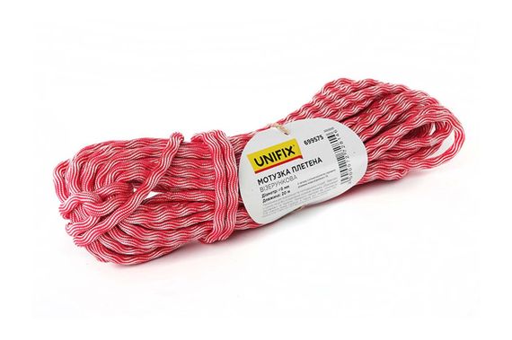 Мотузка плетена візерункова 10 мм 20 м UNIFIX 6995771 | Зображення 1