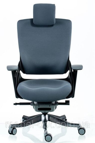 Кресло офисное Wau2 Slategrey Fabric серое с регулировкой качания и регулировкой подлокотников | Зображення 2