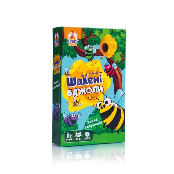 Дитяча настільна гра "Шалені бджоли" VT8077-06, 54 фішки, правила гри