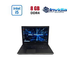 Мобильная рабочая станция Dell Precision 7540 / 15.6" (1920x1080) IPS / Intel Core i5-9400H (4 (8) ядра по 2.5 - 4.3 GHz) / 8 GB DDR4 / 256 GB SSD / nVidia Quadro T1000, 4 GB GDDR5, 128-bit / WebCam б/у