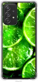 Чохол на Samsung Galaxy A52s 5G A528B Зелені часточки лимона "852sp-2583-2448"