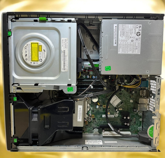 Компьютер HP Compaq 6200 Pro SFF / Intel Core i5-2400 (4 ядра по 3.1 - 3.4 GHz) / 8 GB DDR3 / 500 GB HDD / Intel HD Graphics 2000 б/у | Зображення 6