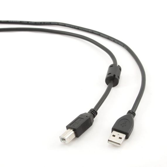 Кабель Cablexpert CCFB-USB2-AMBM-1.5M, USB 2.0 A-тато/B-тато, 1,5 м., блістер | Зображення 1