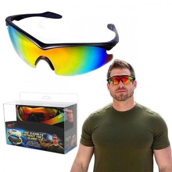 Tac Glasses — солнцезащитные очки в стиле милитари, для вождения антибликовые | Зображення 5