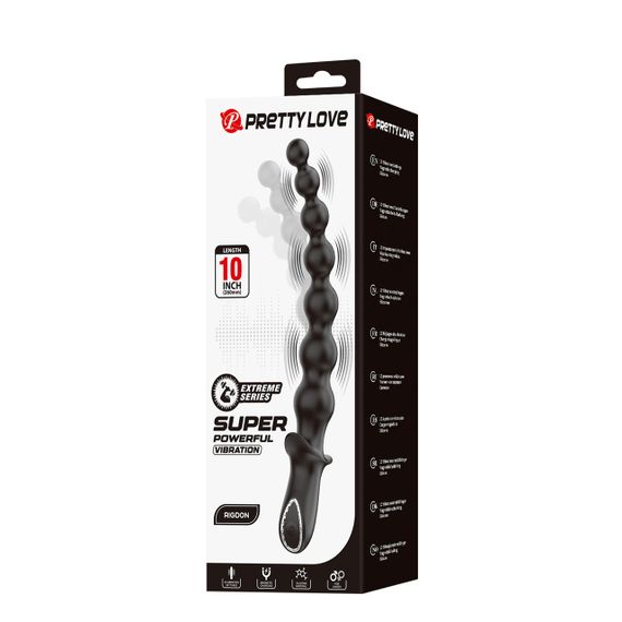 Анальный вибростимулятор - Pretty Love Rigdon Vibrating Anal Beads Sex Aura | Зображення 8