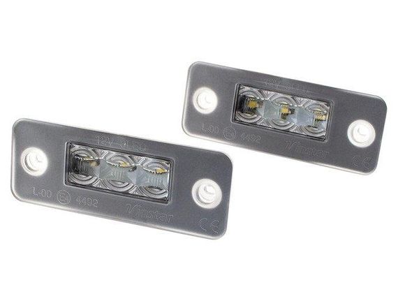 Audi A8 D3 4E 02-10 світлодіодні лампи LED підсвічування номерного знака 2 шт. комплект | Зображення 1