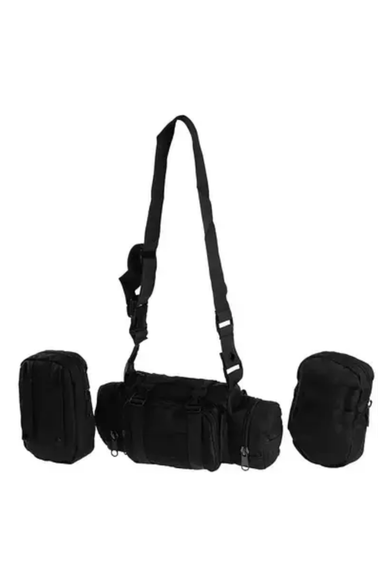 Тактичний рюкзак з підсумками MIL-TEC 36L  black | Зображення 1