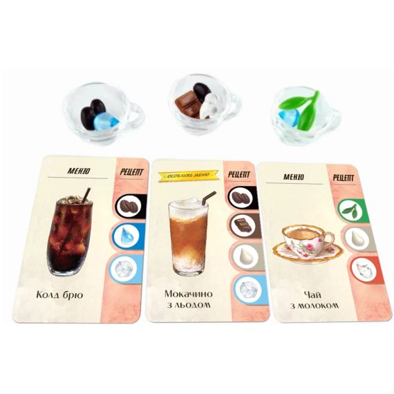 Настольная игра Моя кофейня (Coffee Rush) укр. | Зображення 4