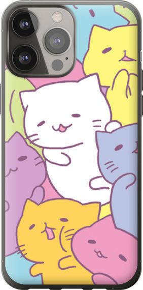 Чехол на iPhone 13 Pro Max Котики "2534u-2371-17620"