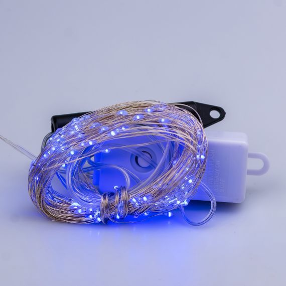 Гирлянда светодиодная конский хвост GarlandoPro 200LED Роса 2м 10 линий Синий 1733010BL | Зображення 6