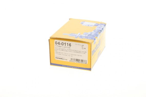 Циліндр гальмівний задній Audi 50 80 72-87 VW Golf I II Jetta I II Passat Polo Scirocco 74-94 04-0116 | Зображення 6