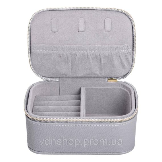 Скринька для прикрас з еко шкіри на блискавці міні органайзер для ювелірних виробів HP-5-26G