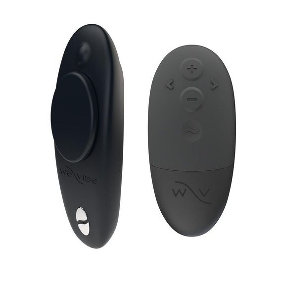 Смарт-вібратор у трусики We-Vibe Moxie+ Satin Black, оновлений пульт ДК Sex Aura