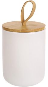 Банка керамічна Ceram-Bamboo 750мл з бамбуковою кришкою