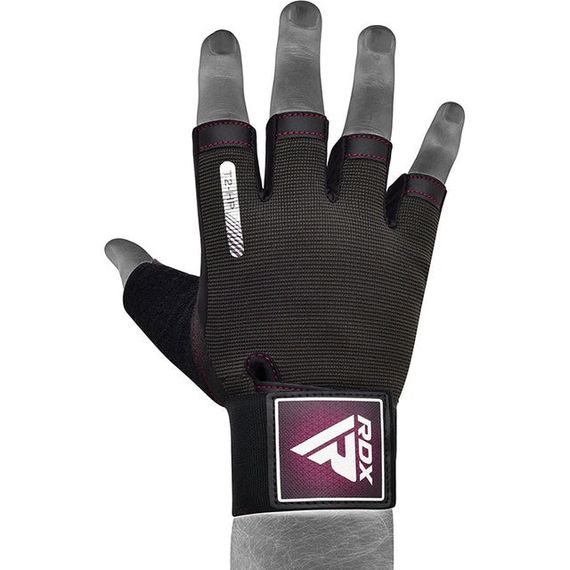 Рукавички для фітнесу RDX T2 Half Pink S | Зображення 4