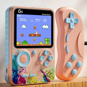 Портативна ігрова консоль G5S+джойстик, 500 вбудованих ігор / Дитяча ігрова приставка до телевізора