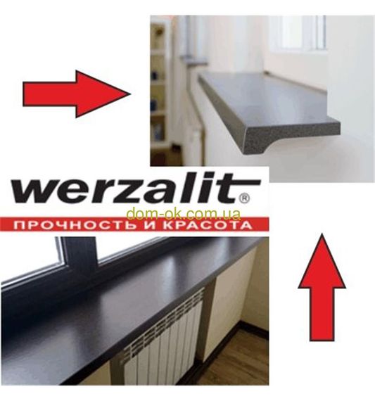 Підвіконня дерев'яне Верзоліт (Werzalit) 103 Венге | Зображення 5