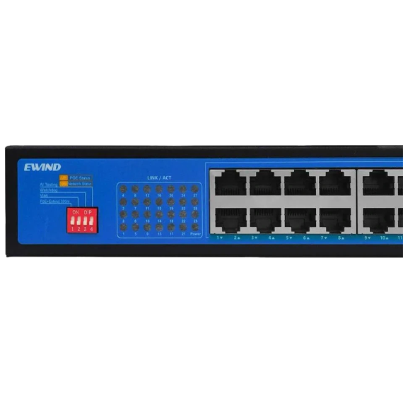 Ewind EW-S1927CF-AP PoE Комутатор 27 портів некерований | Зображення 2