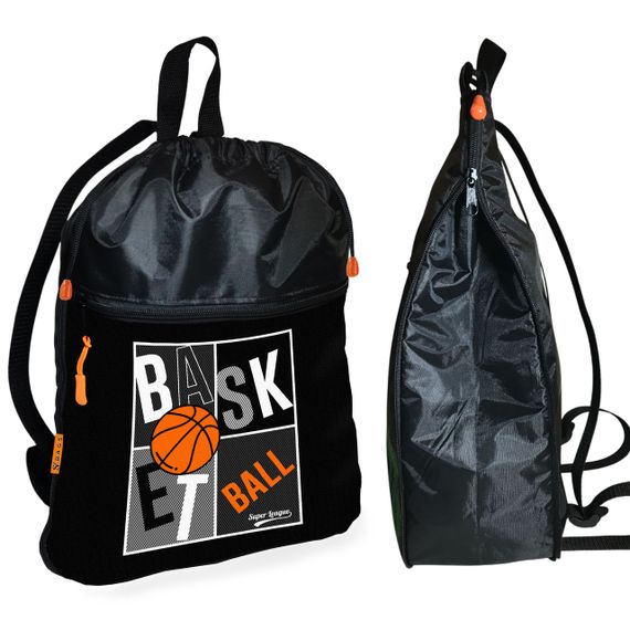 Рюкзак-мешок для обуви,спортивной формы Sport детская сумка для сменки с расширителем (01400)