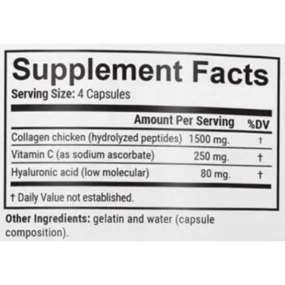 Коллаген En`vie Lab Chicken Collagen Complex 3 (2 TYPE) 1830 mg 120 Caps | Зображення 1