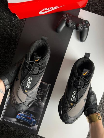 Зимові чоловічі кросівки ACG Mountain Fly Black Brown Fur , В'єтнам 43 27.5 | Зображення 3