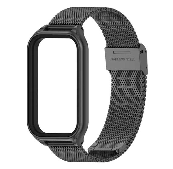Ремінець металевий Mijobs Milan для фітнес браслета Xiaomi Redmi Smart Band 2 - Black | Зображення 2