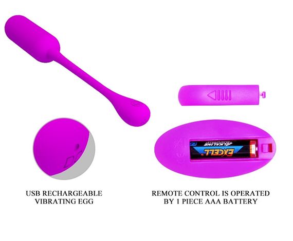 Віброяйце з дистанційним управлінням PrettyLove-Lechies, BI-014867W sexstyle | Зображення 6