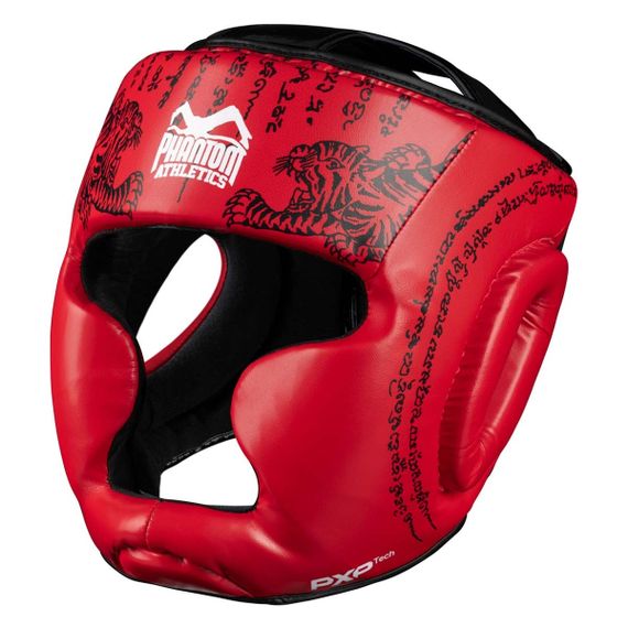 Шолом боксерський  Фантом Muay Thai Full Face Red (капа в комплекті) | Зображення 1