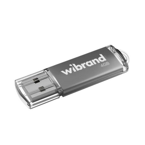 Флешка 4Гб USB 2.0 срібло Cougar Wibrand