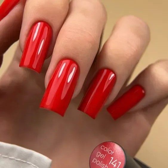 Гель-лак Valeri 141 "Червоний діамант" 6мл | Зображення 3