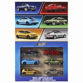Тематичний набір машинок "Дорогами Європи" JBY79 Hot Wheels, 6 машинок, у коробці
